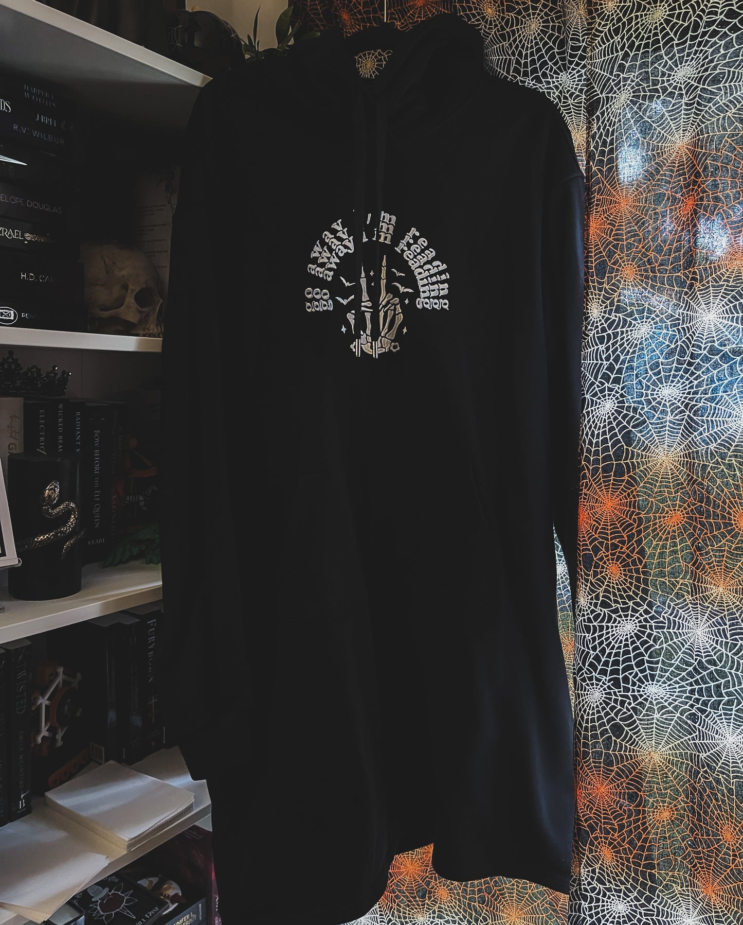 PRE-ORDER: Hoodie Dress - Maroon/Cream