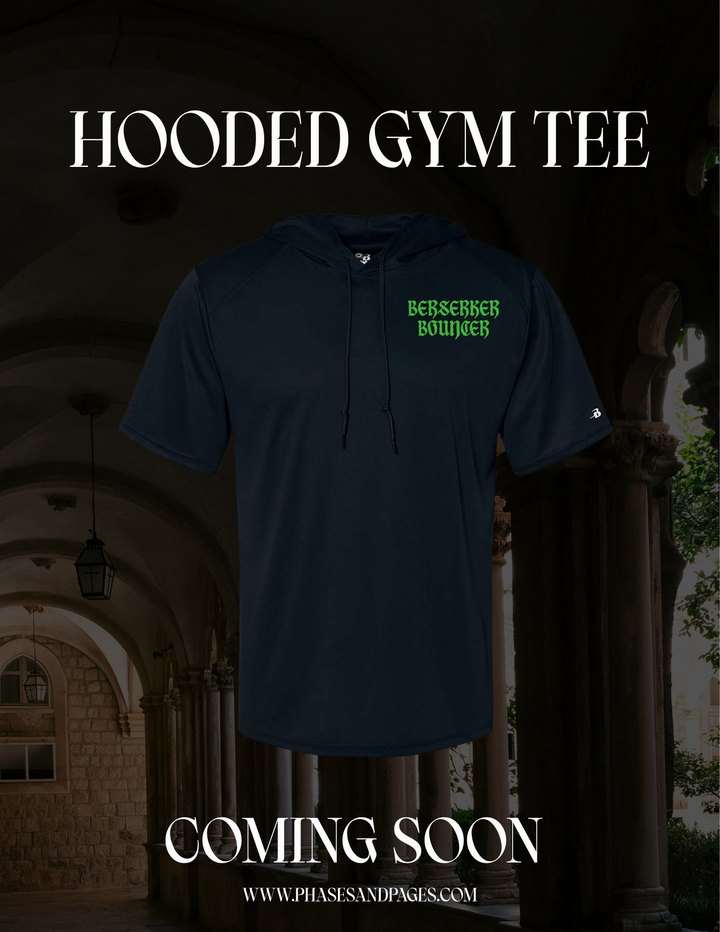 Hooded Gym Tee - Avalon University - Sorrow & Strangers