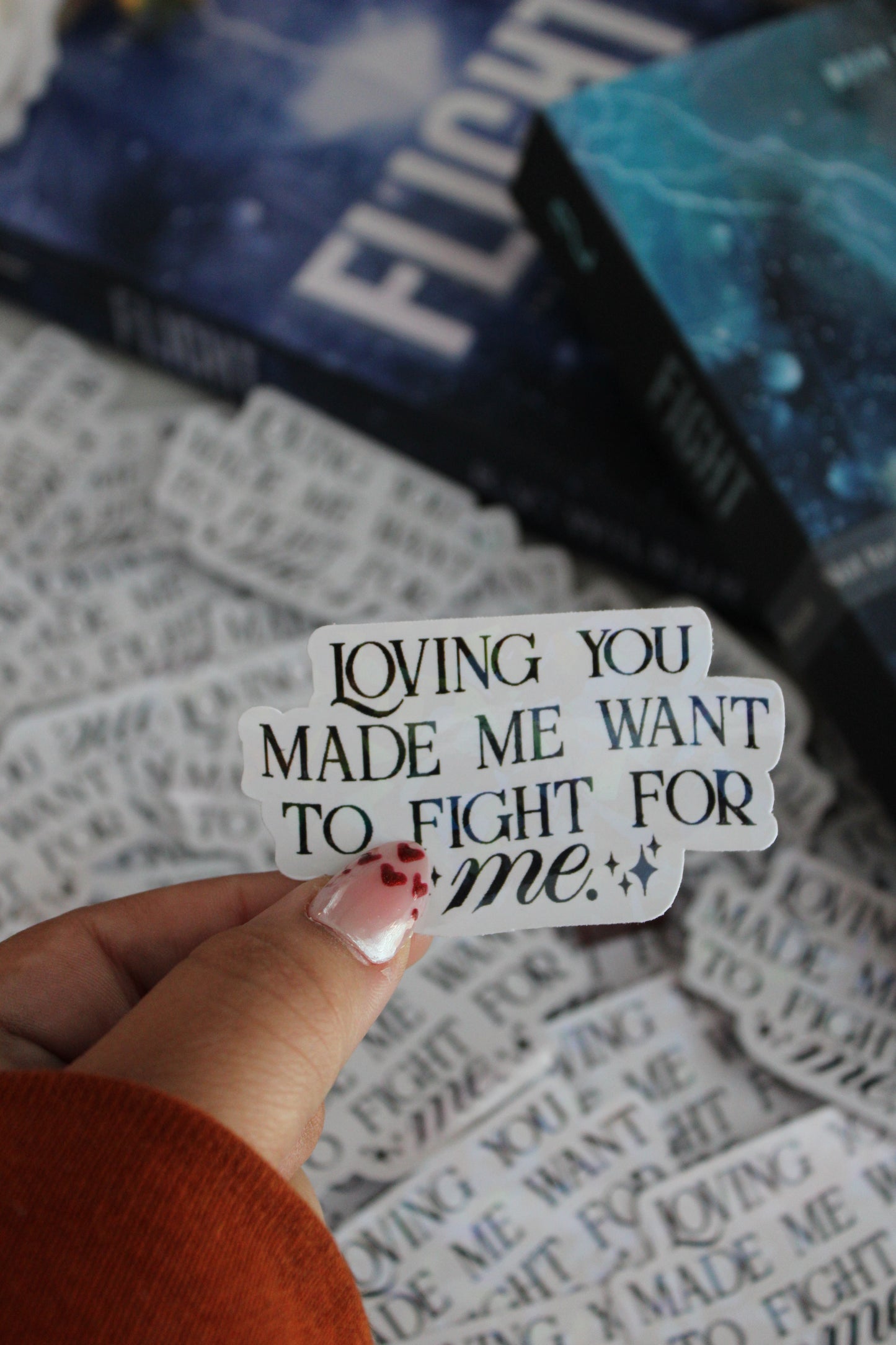 Loving you made me want to fight for me - Sticker -OL