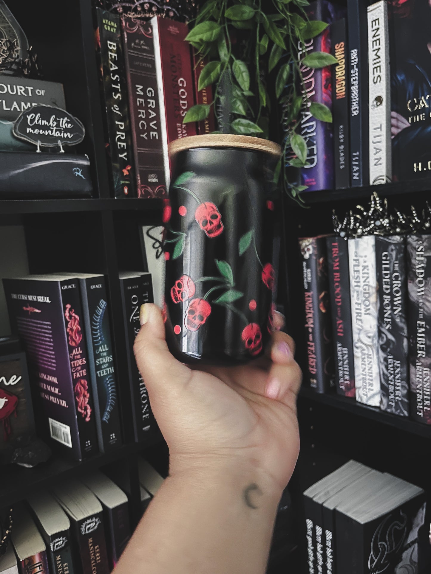 Cherry Skulls Beer Can