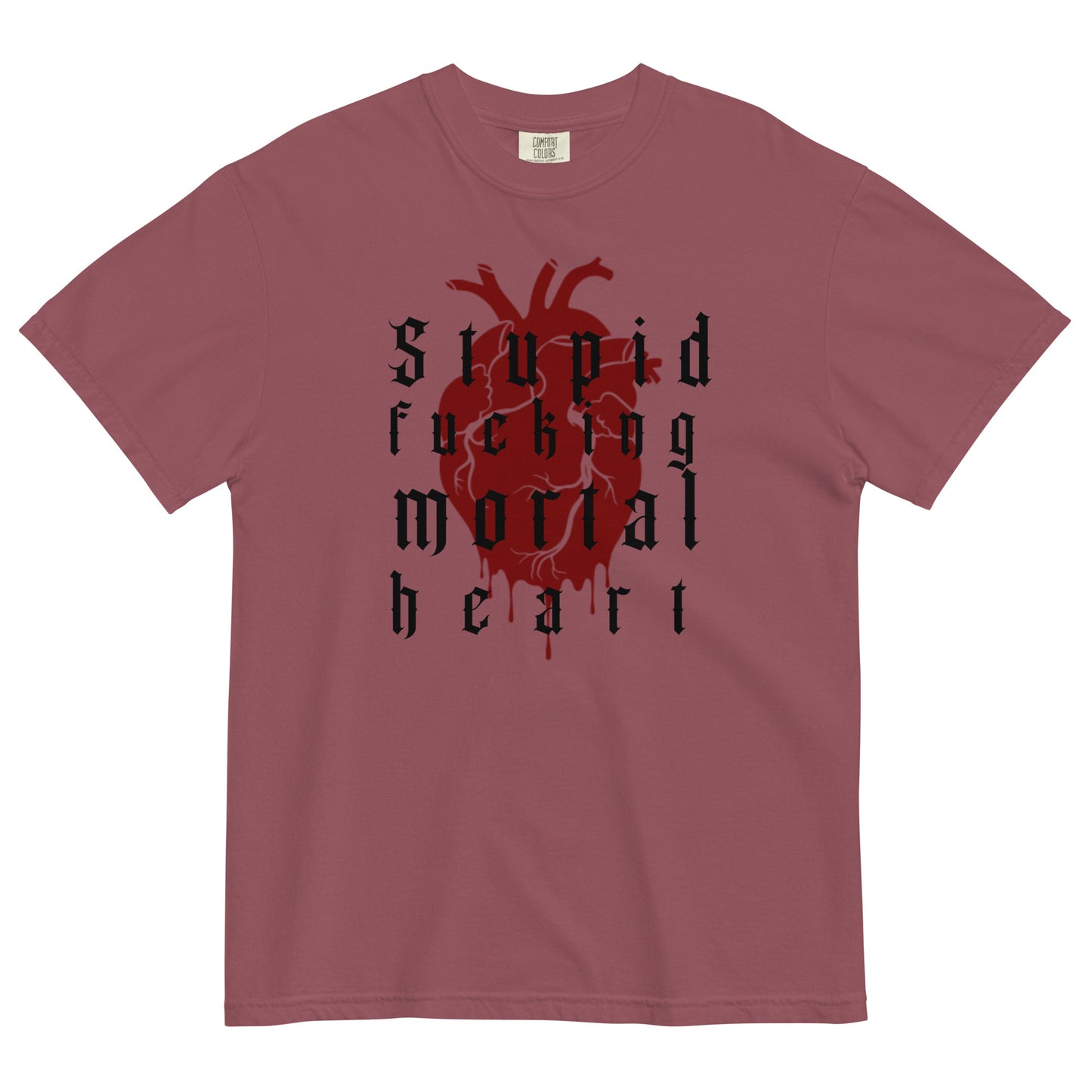 OG Stupid F-ing Mortal Heart heavyweight t-shirt