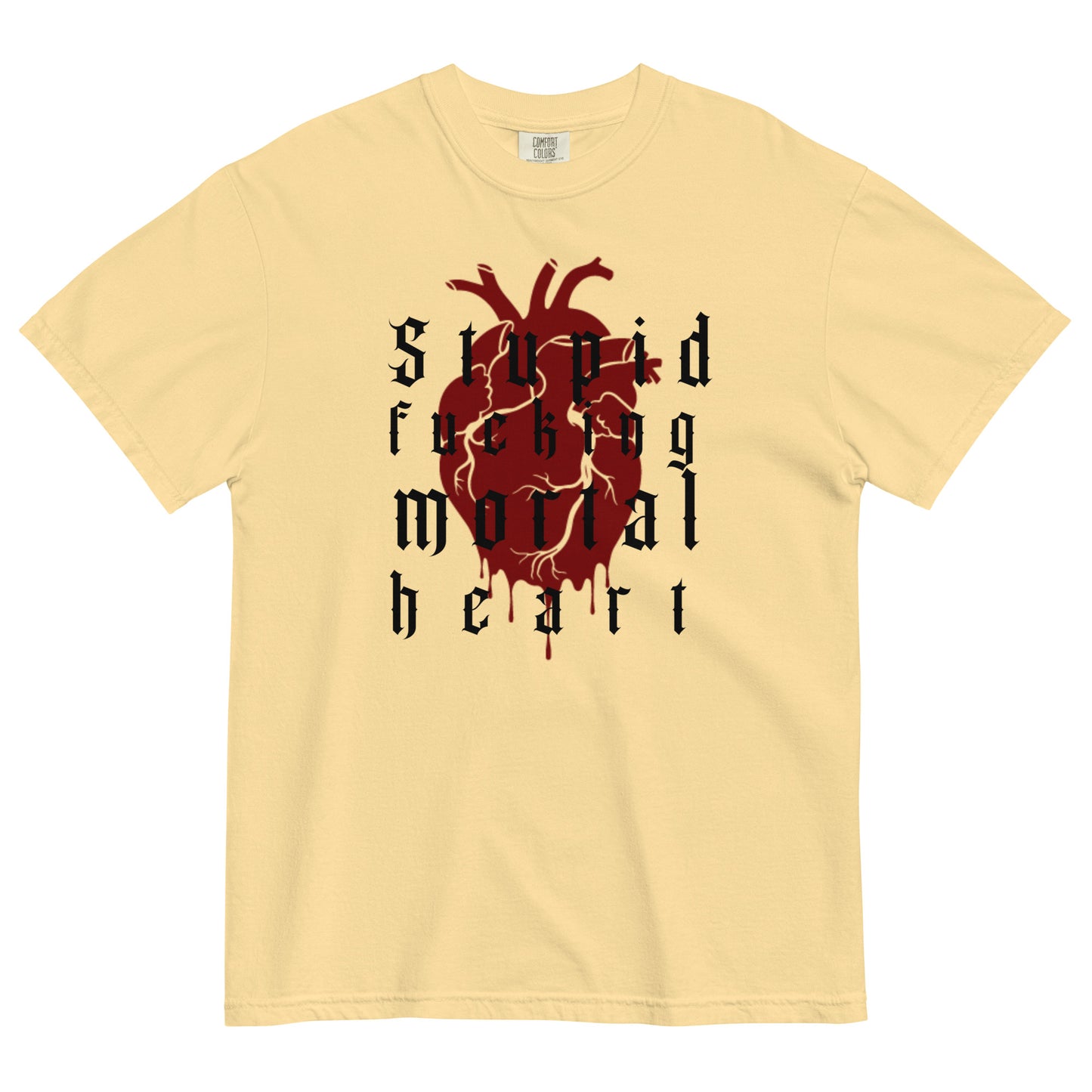 OG Stupid F-ing Mortal Heart heavyweight t-shirt