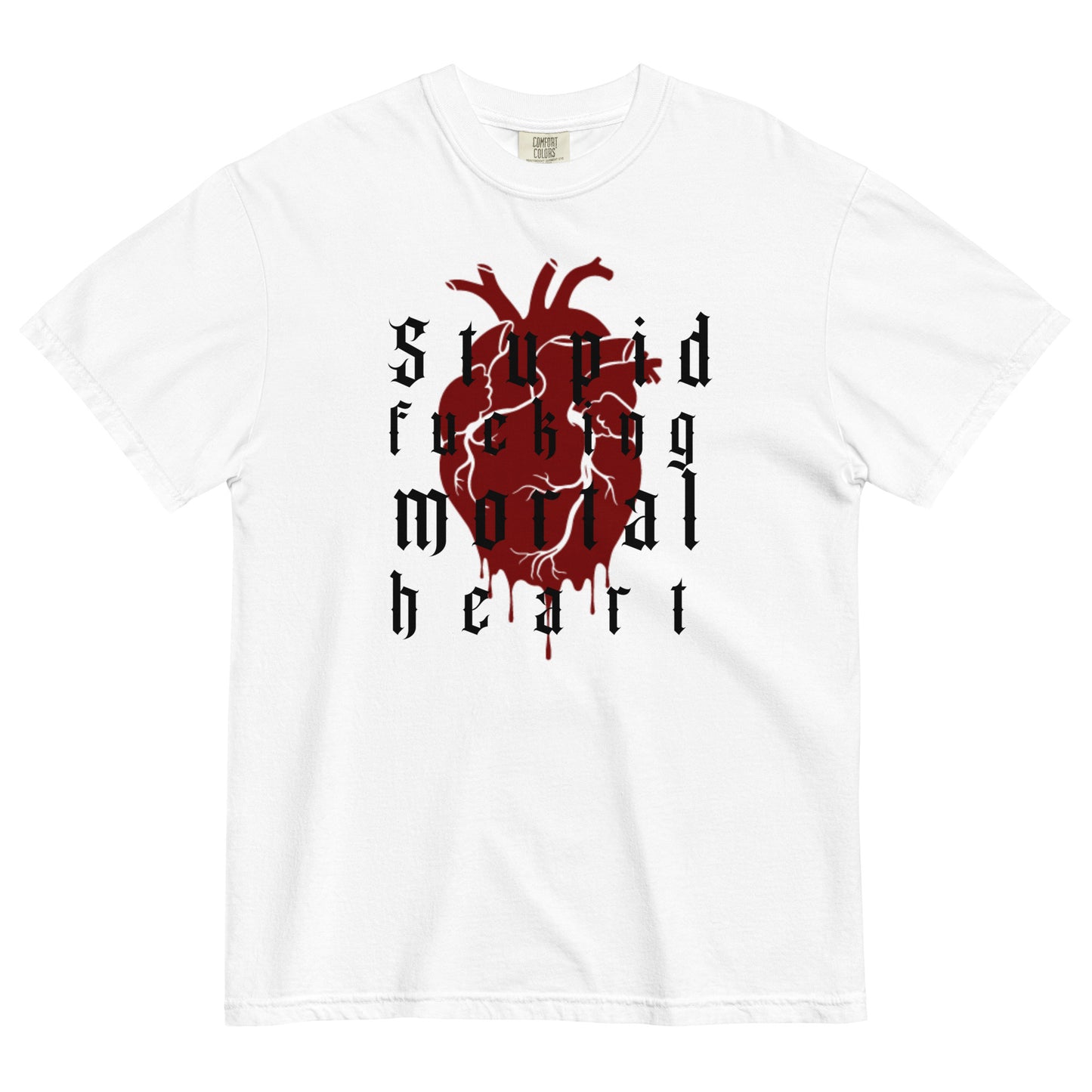 OG Stupid F-ing Mortal Heart heavyweight t-shirt