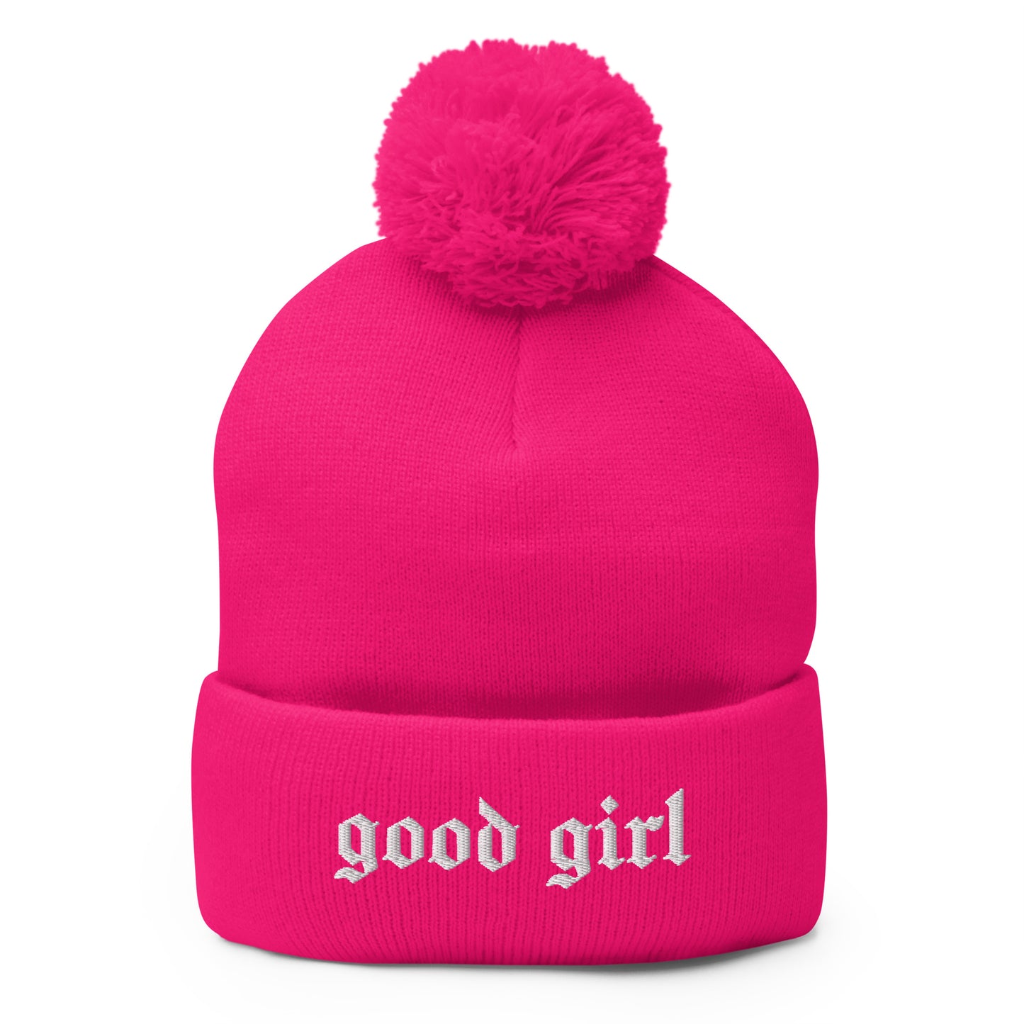 Good Girl -Pom-Pom Beanie