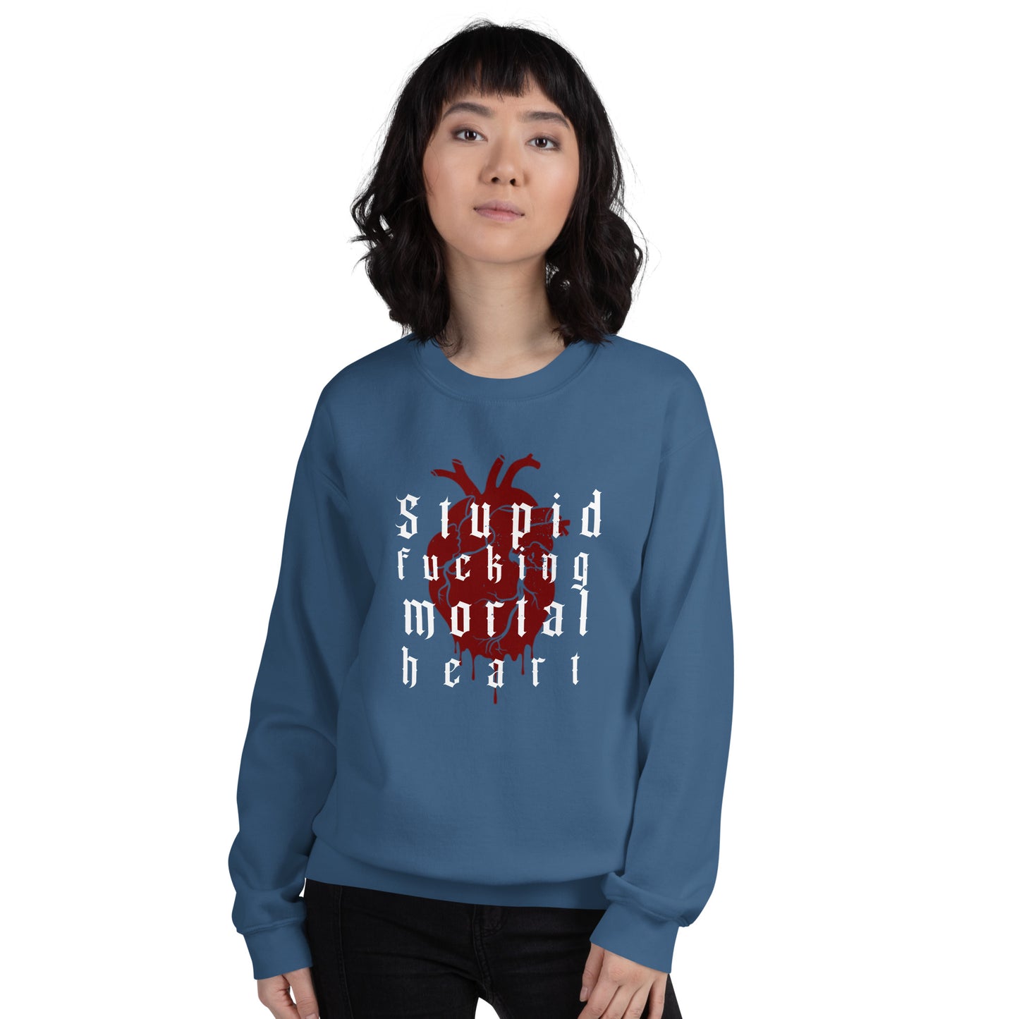 OG - Stupid F-ing Mortal Heart Crewneck