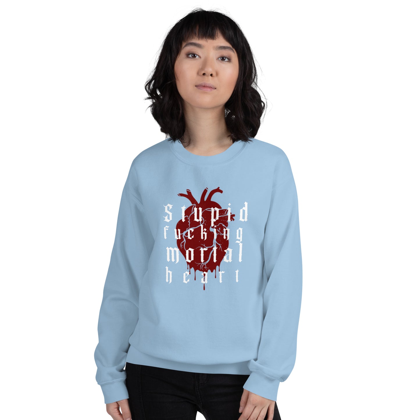 OG - Stupid F-ing Mortal Heart Crewneck