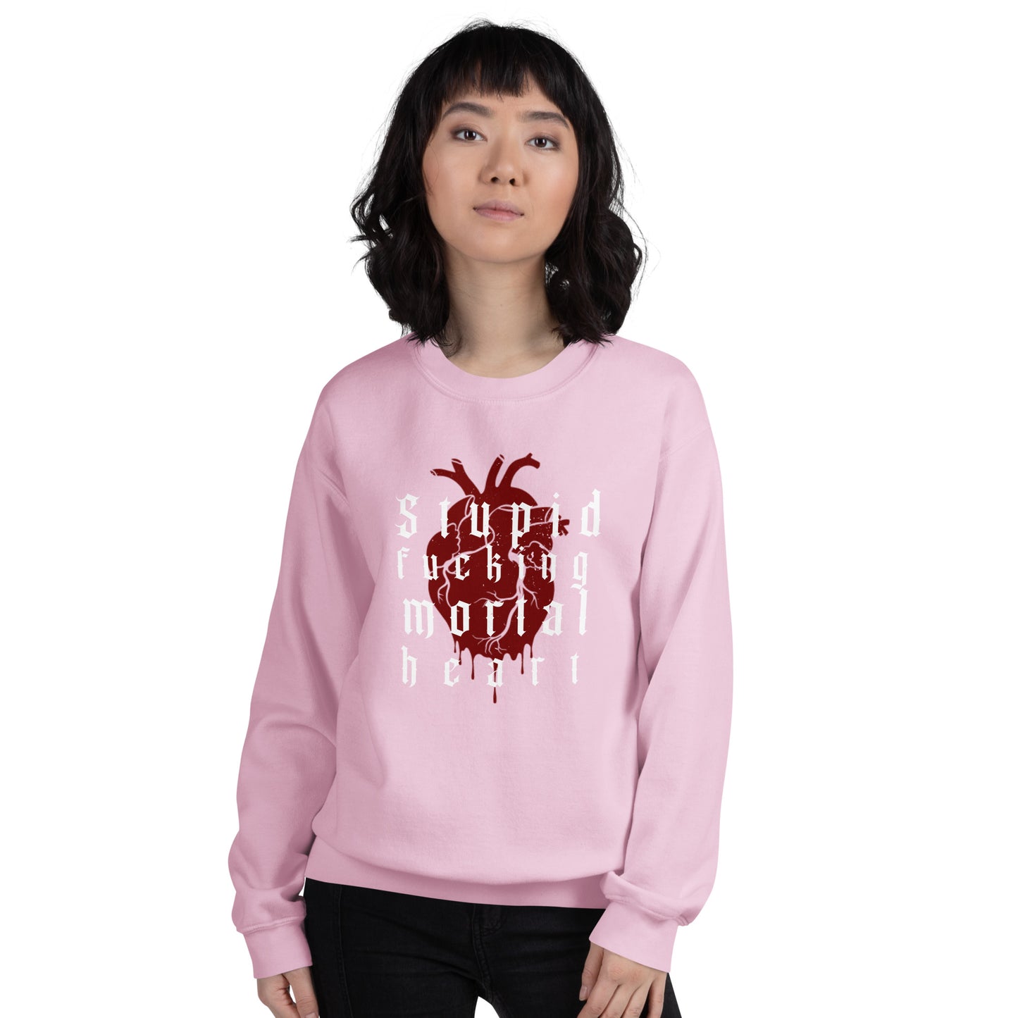 OG - Stupid F-ing Mortal Heart Crewneck