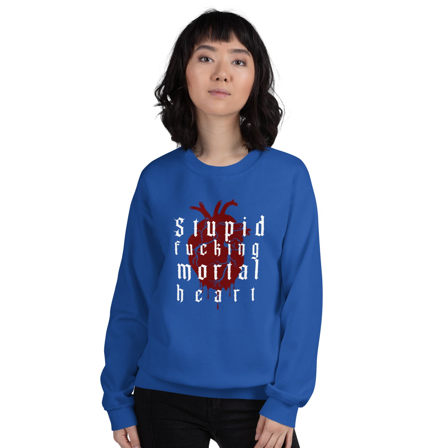 OG - Stupid F-ing Mortal Heart Crewneck