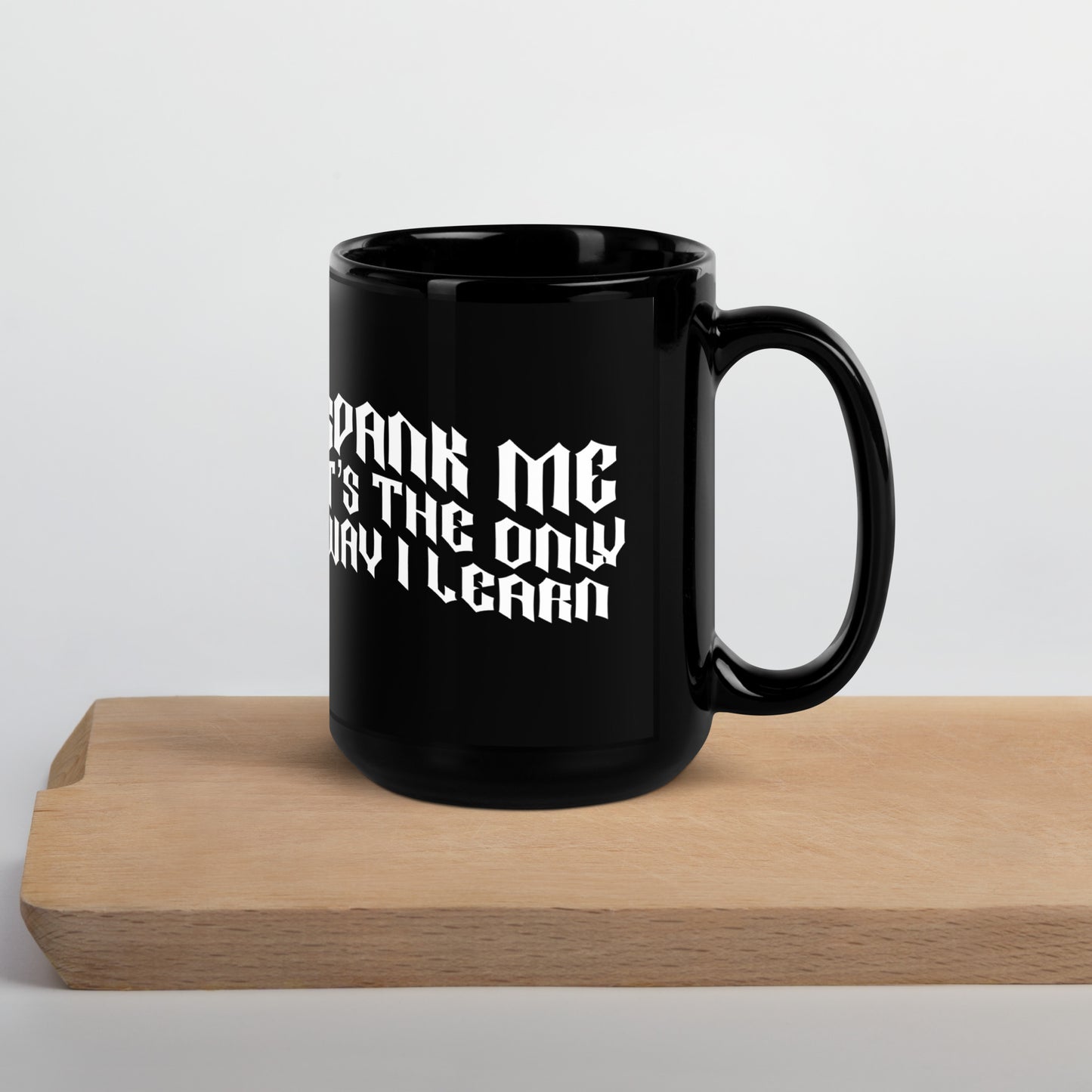Thicc Good Girl Black Glossy Mug - 15oz