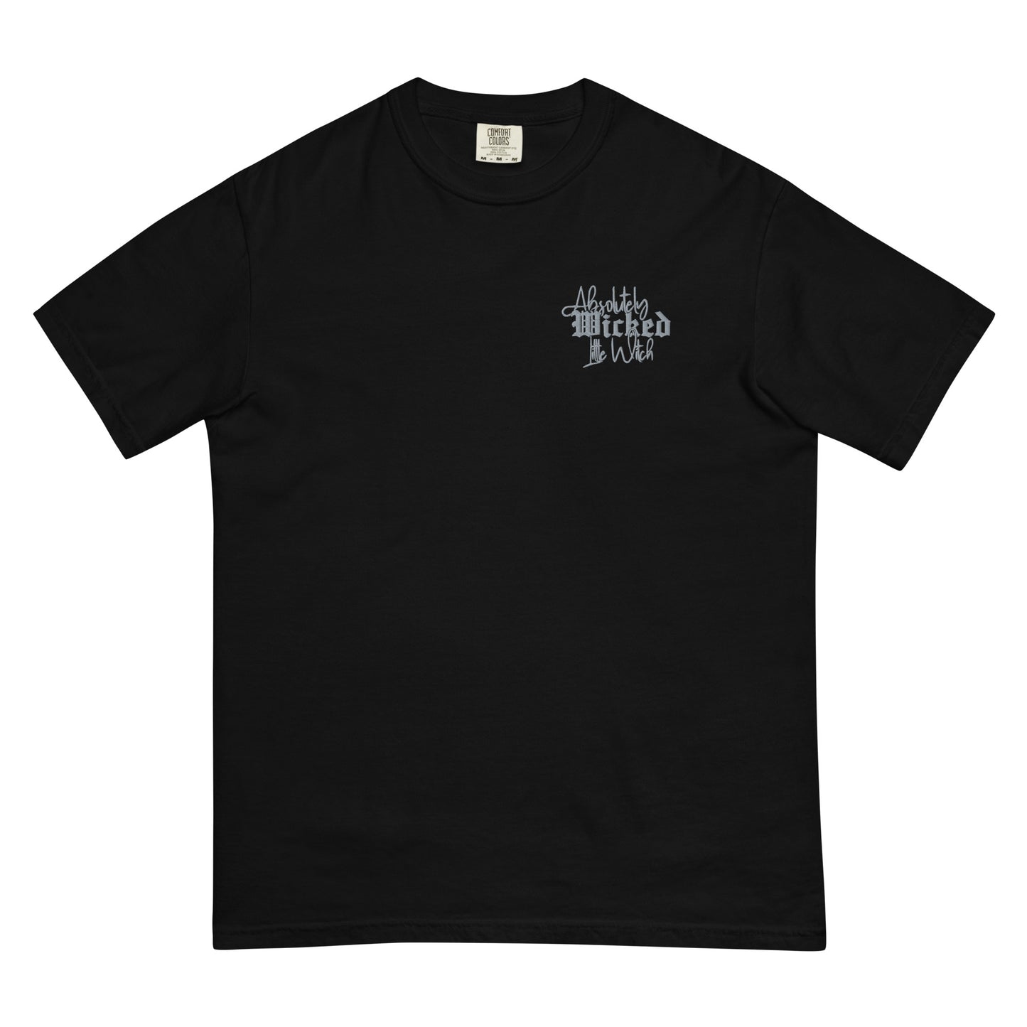 Wicked Little Witch Embroidered Pocket Tee