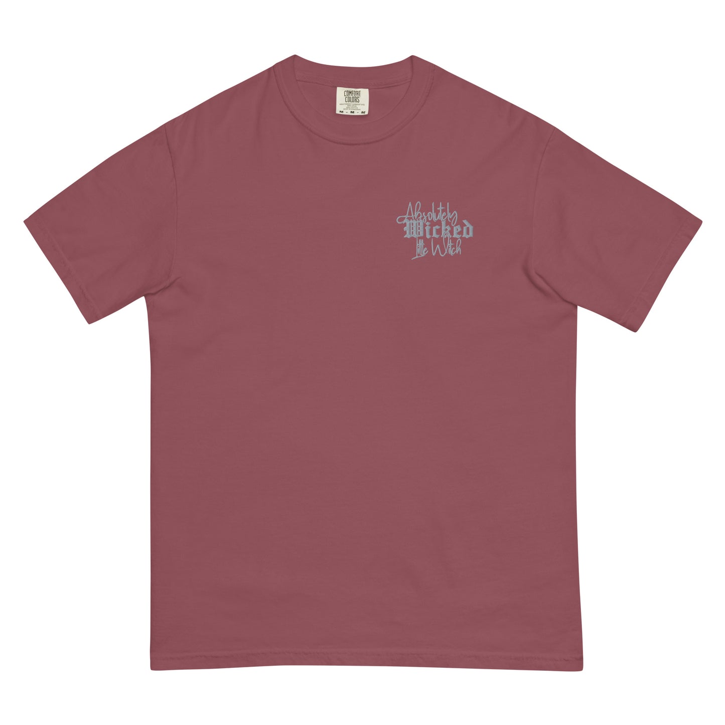 Wicked Little Witch Embroidered Pocket Tee
