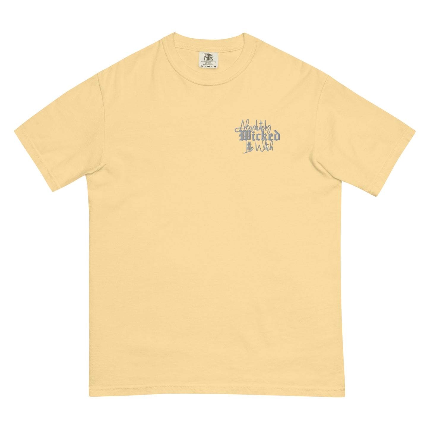 Wicked Little Witch Embroidered Pocket Tee