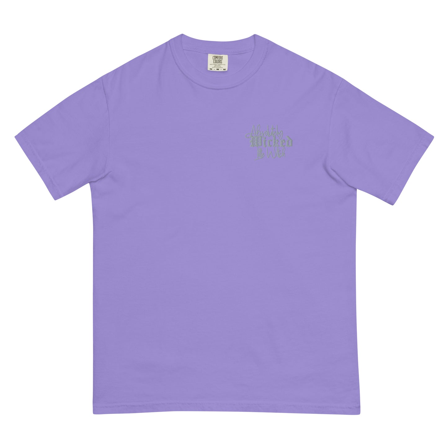 Wicked Little Witch Embroidered Pocket Tee