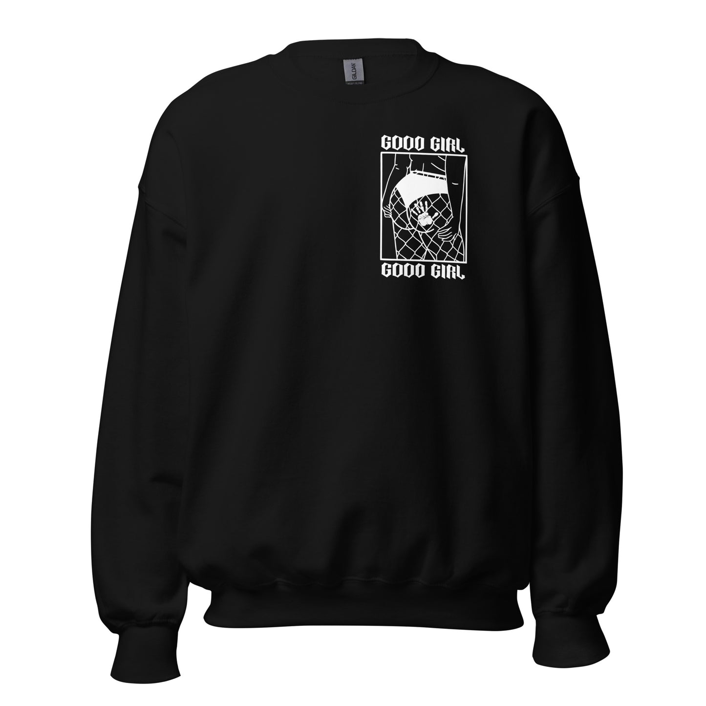 Thicc Good Girl - Crewneck - White Design