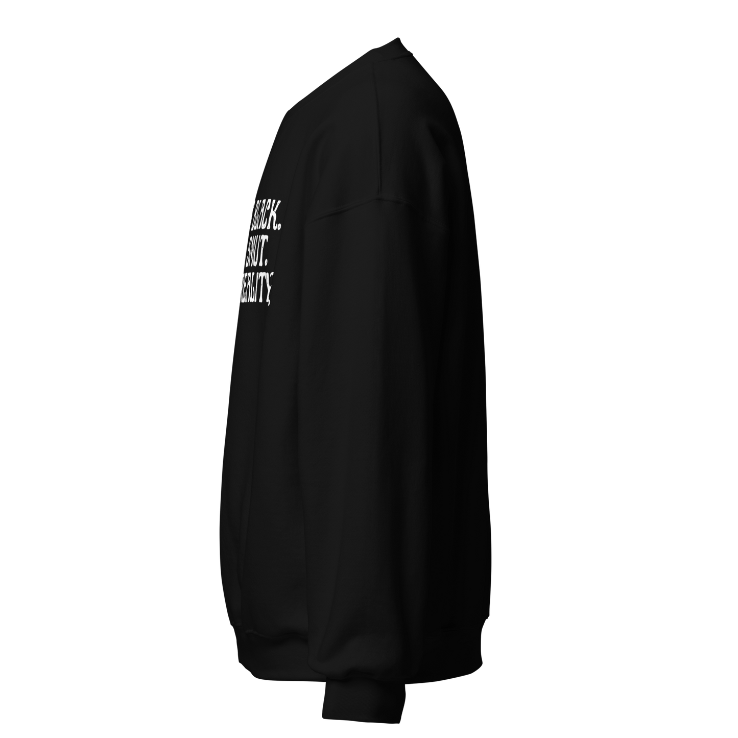 Wears Black Reads Smut Avoids Reality Crewneck