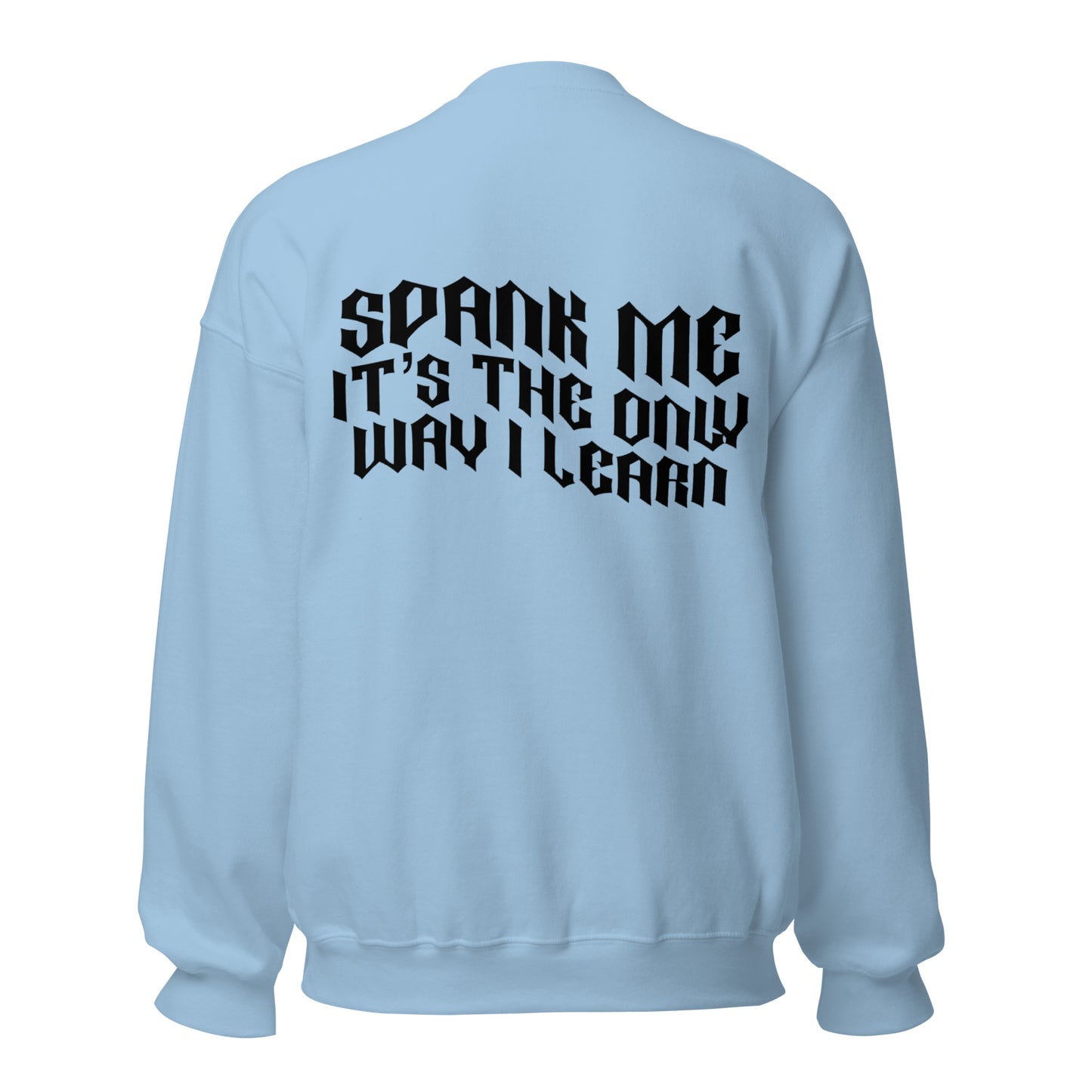 Slim Good Girl Crewneck - Black Design