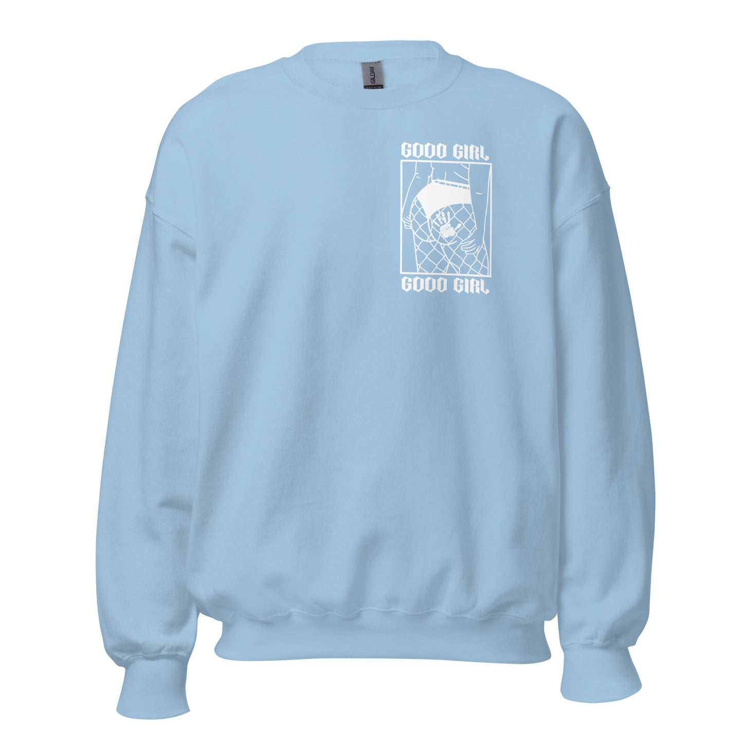 Thicc Good Girl - Crewneck - White Design