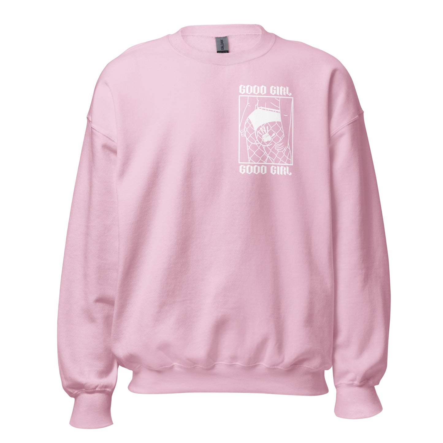 Thicc Good Girl - Crewneck - White Design