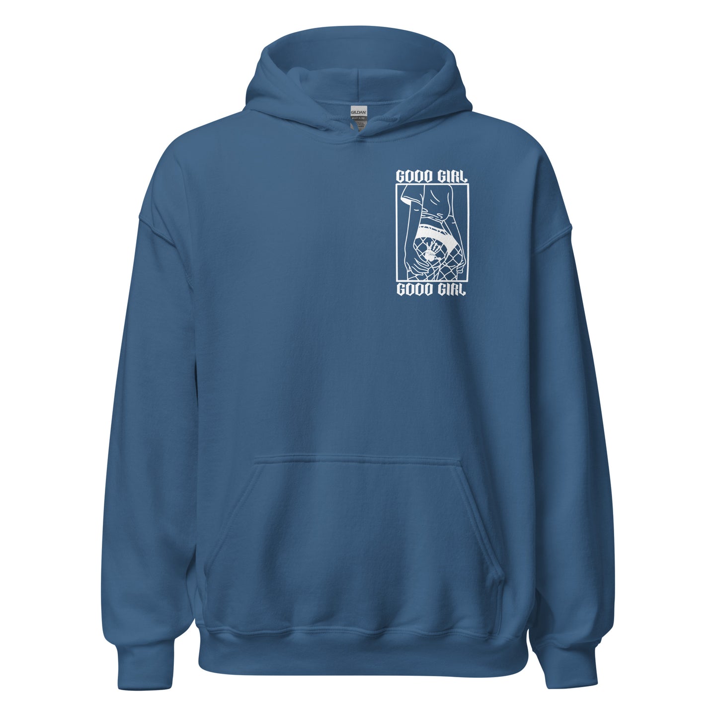 Slim Good Girl Hoodie - White Design