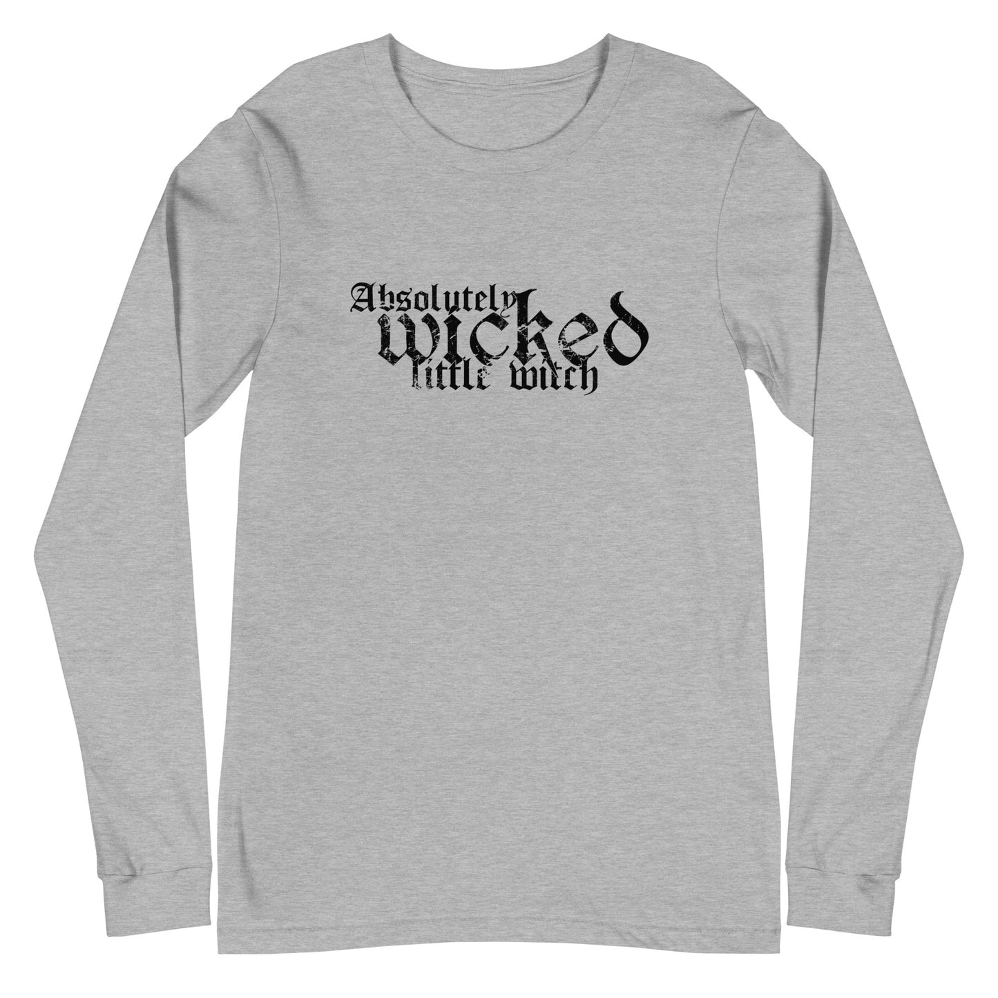 Wicked Little Witch-Black Decal- Long Sleeve -Licensed