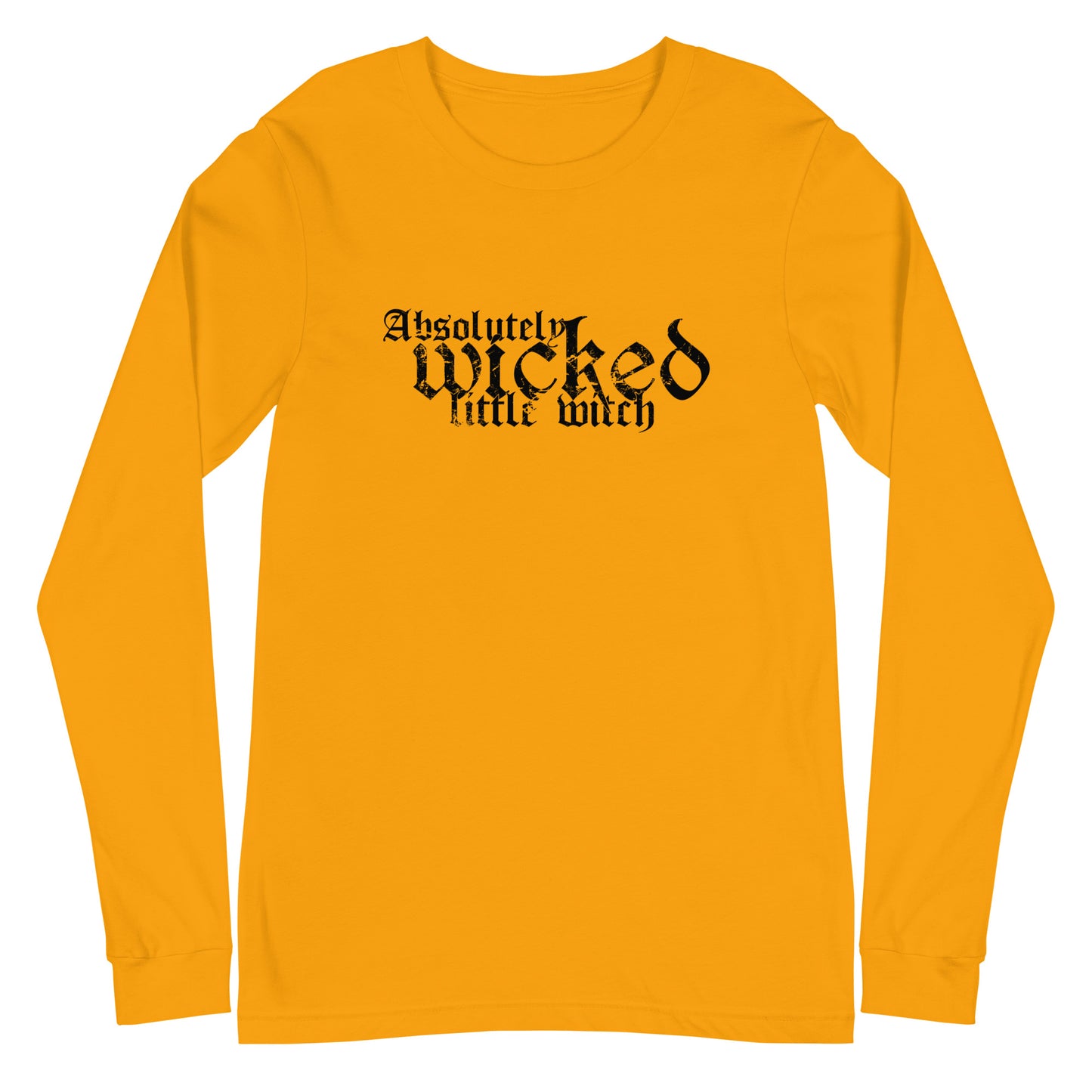 Wicked Little Witch-Black Decal- Long Sleeve -Licensed