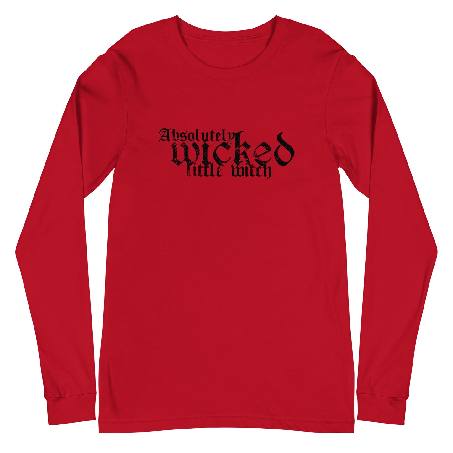 Wicked Little Witch-Black Decal- Long Sleeve -Licensed