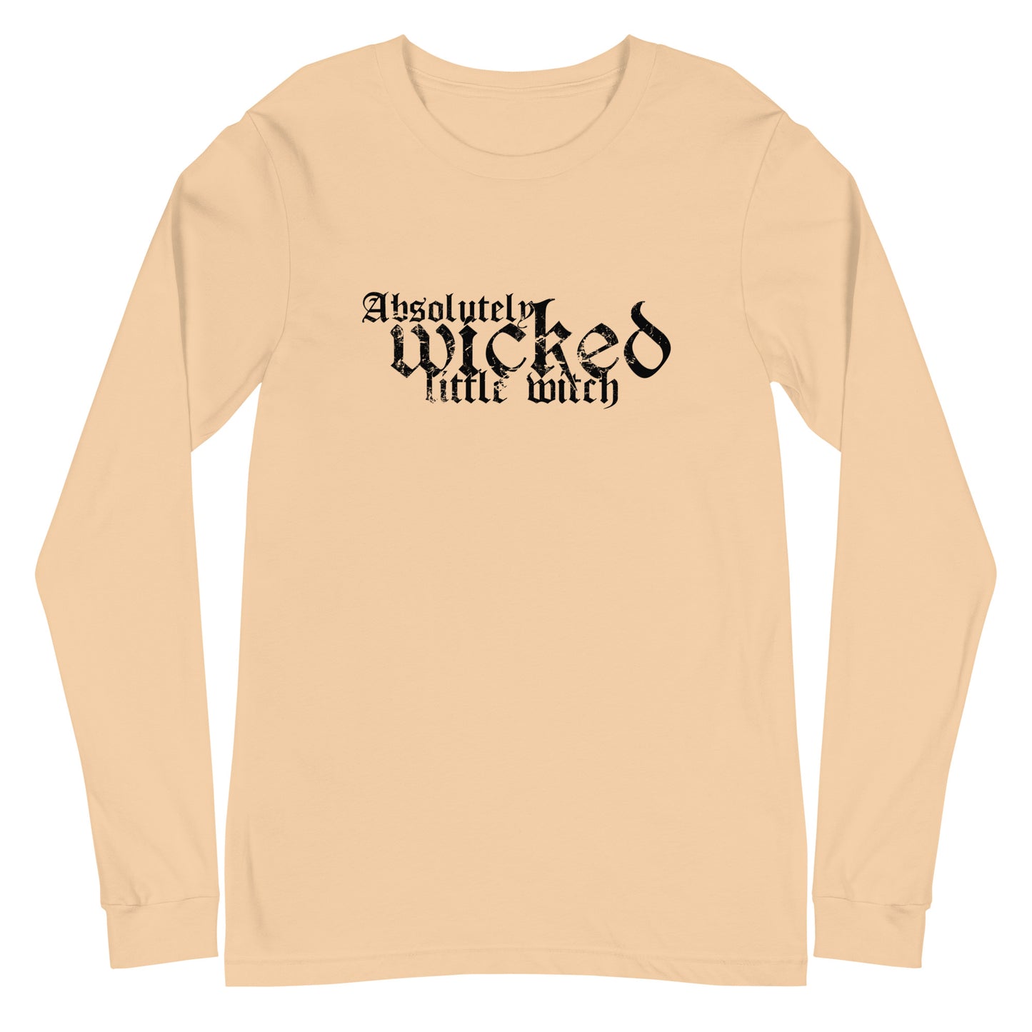 Wicked Little Witch-Black Decal- Long Sleeve -Licensed