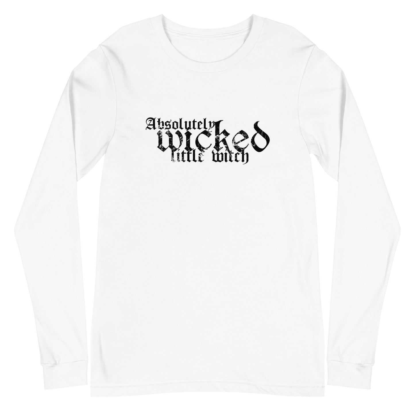 Wicked Little Witch-Black Decal- Long Sleeve -Licensed
