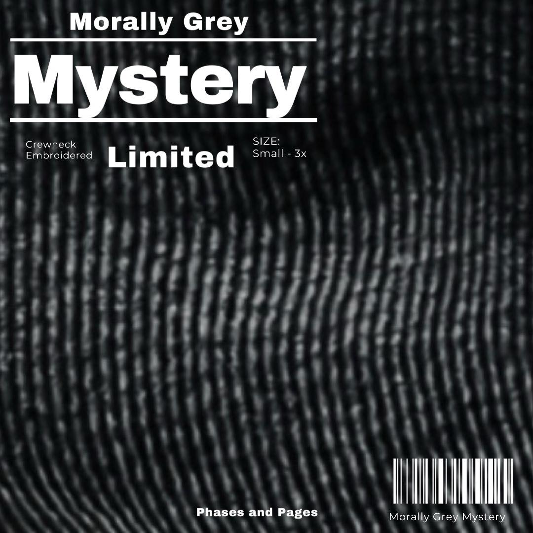 Morally Grey Corduroy Crew - Exclusive