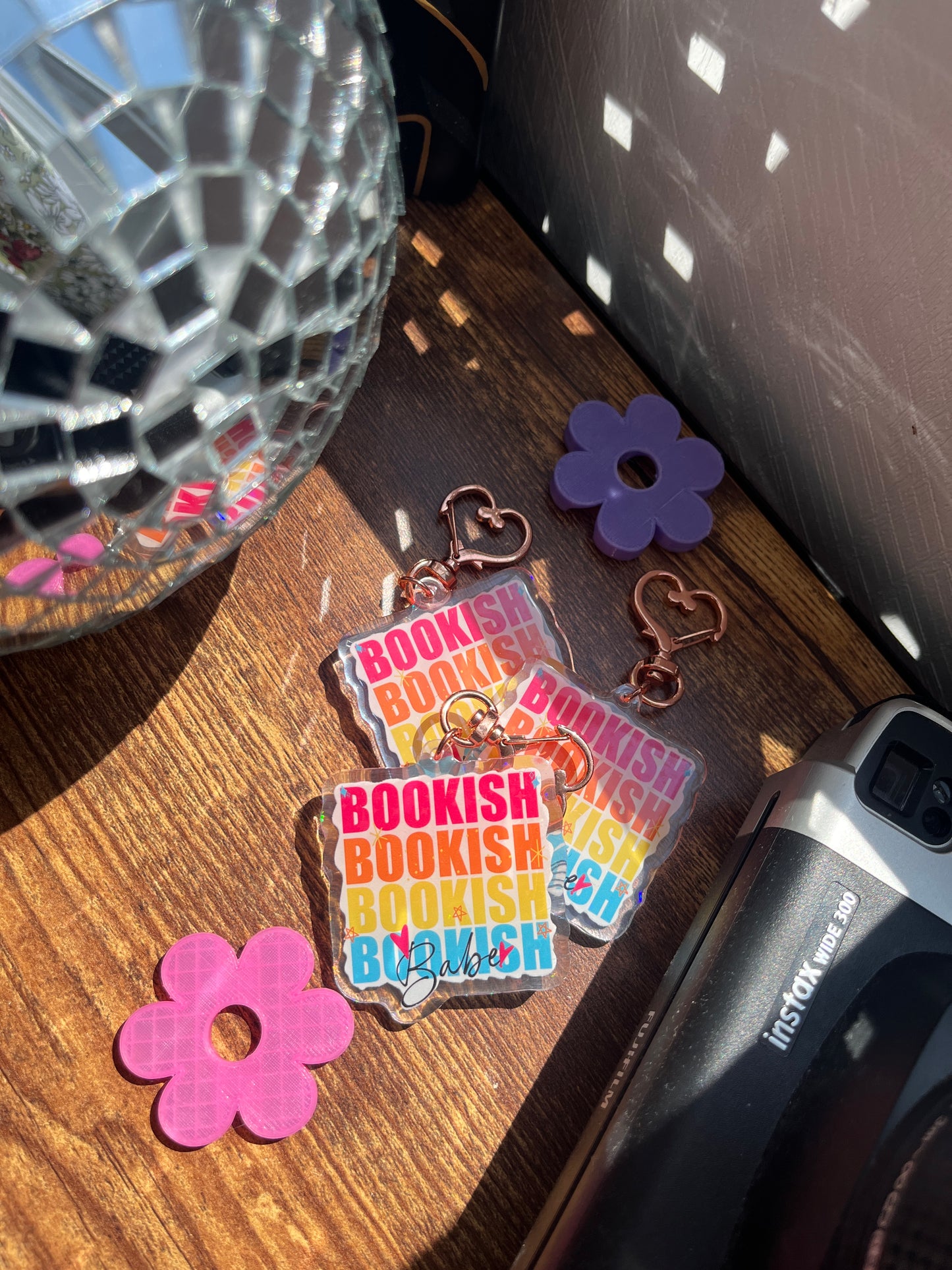 Bookish Babe Acrylic Keychain