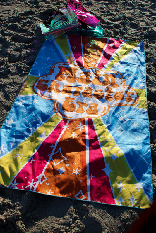 main character era - microfiber suede beach towel