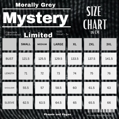 Morally Grey Corduroy Crew - Exclusive