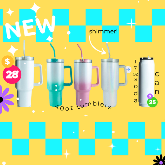 Summer Stainless Steel Tumblers!