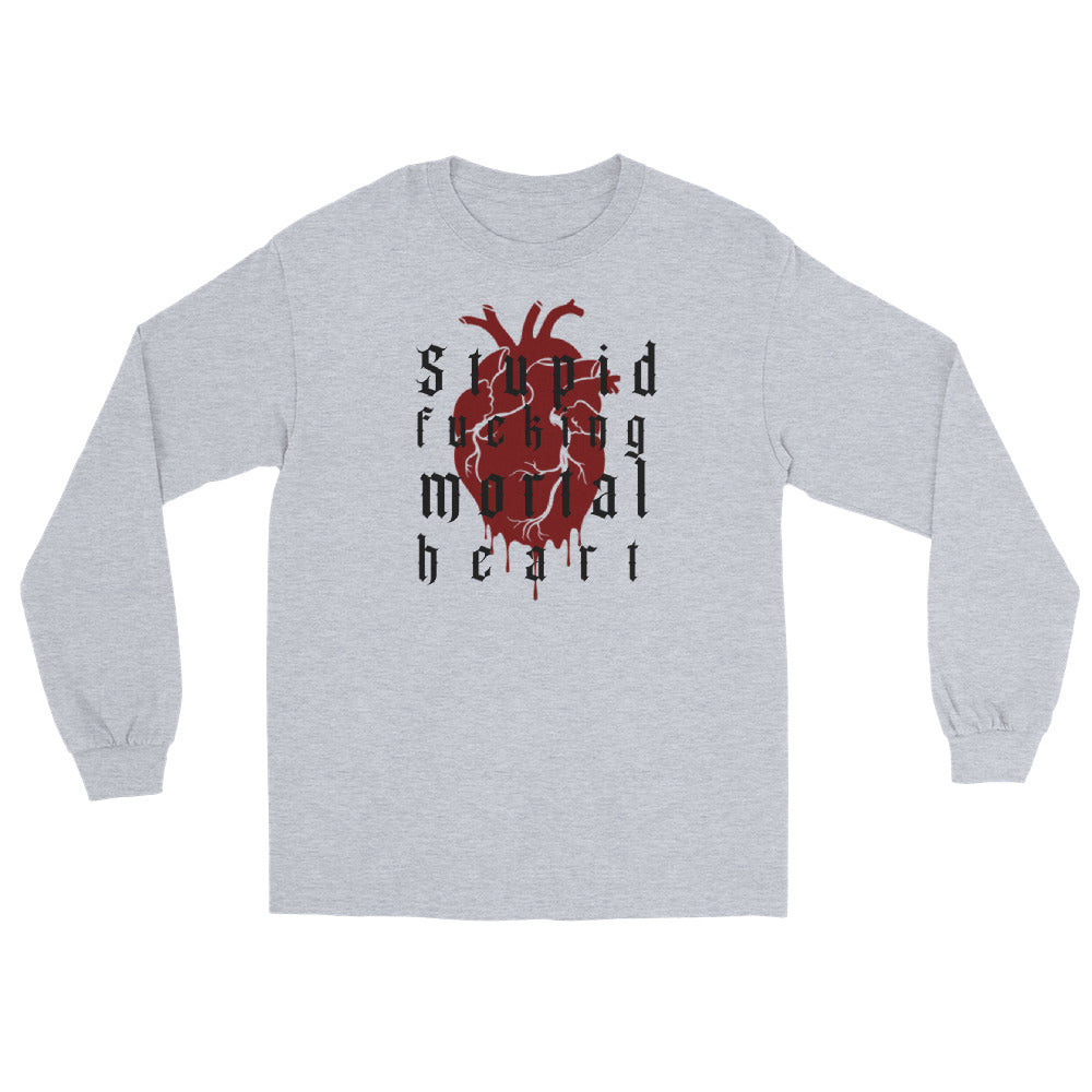 OG Stupind F-ing Mortal Heart Long Sleeve Shirt