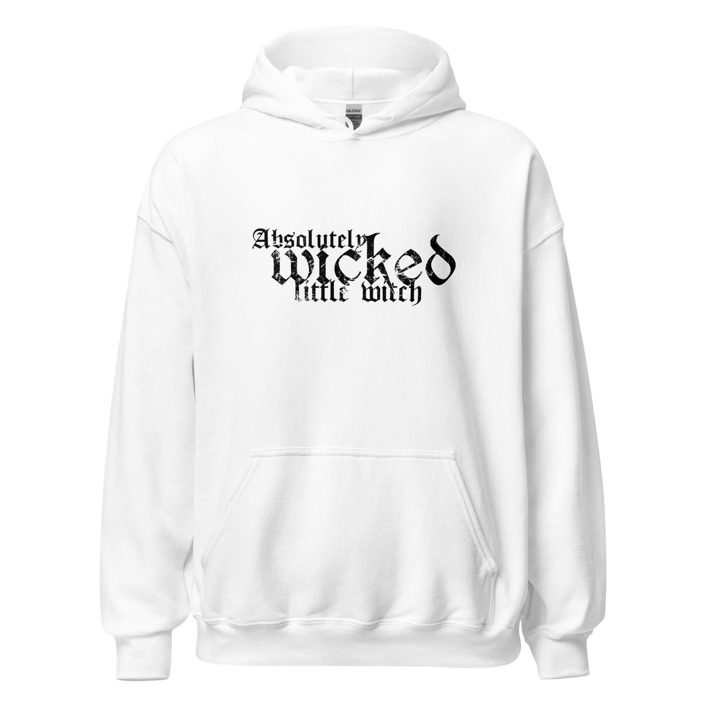 Wicked Little Witch -Black Decal - Hoodie - Licensed