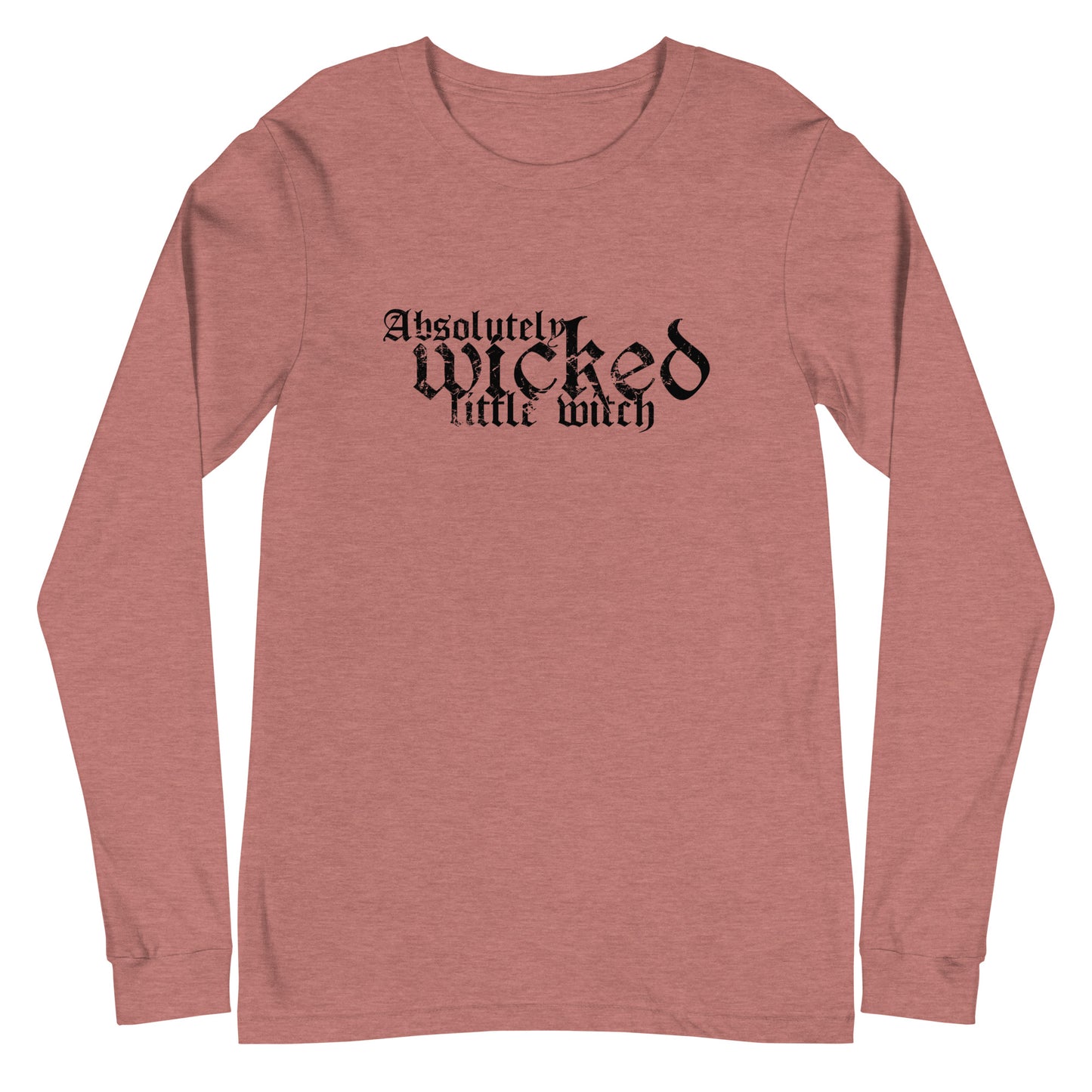 Wicked Little Witch-Black Decal- Long Sleeve -Licensed