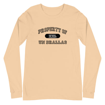 Property of Un Drallag - Long Sleeve -Black Decal - Licensed